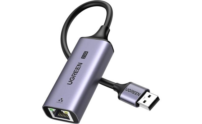 UGREEN USB 3.0 to 2.5G Ethernet Adapter – Aluminum RJ45 LAN Network Dongle